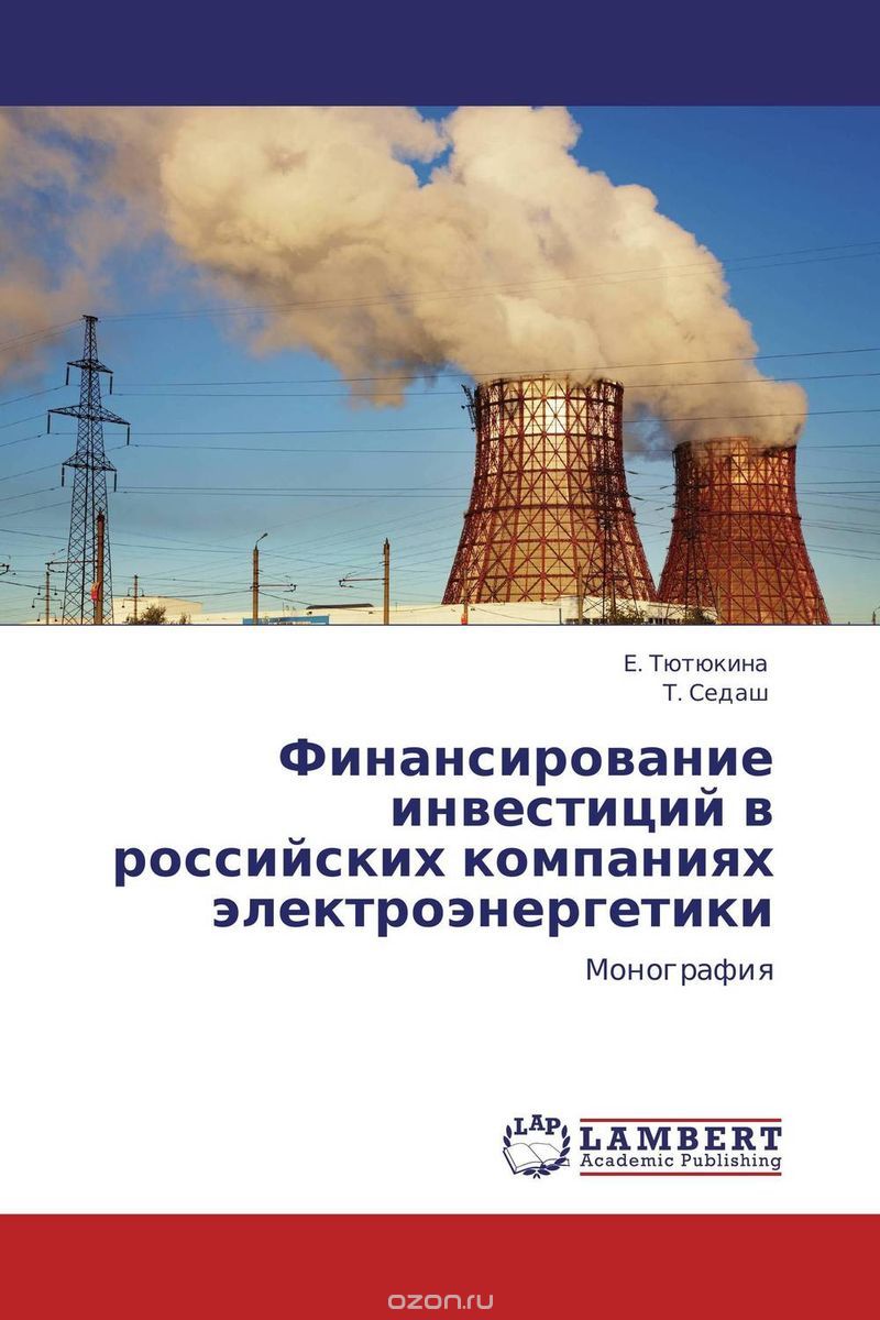 Финансирование инвестиций в российских компаниях электроэнергетики, Е. Тютюкина und Т. Седаш